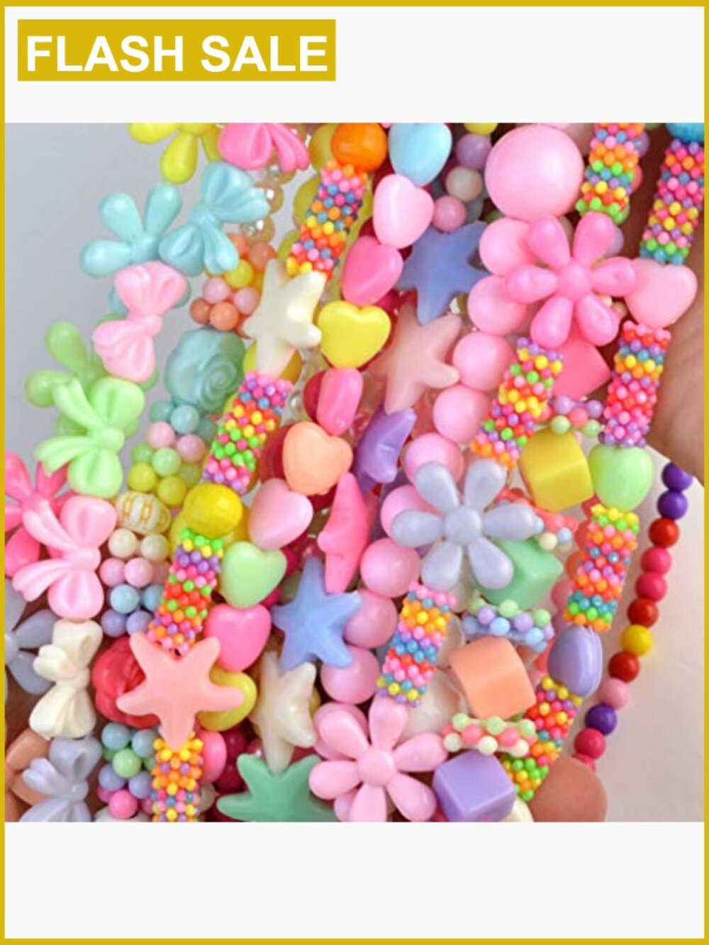 20Pcs Princess Necklace Bracelet Set for Women Dress Up Party Favors - Picture 3 of 5